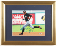 Ichiro Suzuki Signed Marlins Custom Framed Photo Display (PSA) at PristineAuction.com