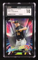 Paul Skenes 2024 Topps Chrome Update Future Stars #FSU17 RC (CGC 10) at PristineAuction.com