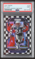 Ty Law 2021 Panini Prizm Prizms Black and White Checker #103 (PSA 9) at PristineAuction.com