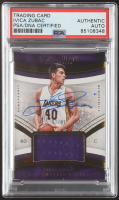 Ivica Zubac Signed 2016-17 Immaculate Collection Remarkable Memorabilia #9 #57/99 RC (PSA Authentic) at PristineAuction.com