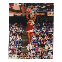 Spud Webb Signed Hawks 8x10 Photo (Beckett) at PristineAuction.com