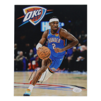Shai Gilgeous-Alexander Signed Thunder 8x10 Photo (JSA) at PristineAuction.com