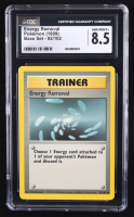 Energy Removal Pokemon 1999 Base Unlimited #92 (CGC 8.5) at PristineAuction.com