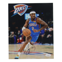 Shai Gilgeous-Alexander Signed Thunder 8x10 Photo (JSA) at PristineAuction.com