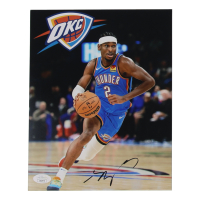 Shai Gilgeous-Alexander Signed Thunder 8x10 Photo (JSA) at PristineAuction.com