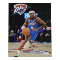 Shai Gilgeous-Alexander Signed Thunder 8x10 Photo (JSA) at PristineAuction.com