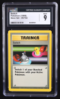 Switch Pokemon 1999 Base Unlimited #95 (CGC 9) at PristineAuction.com