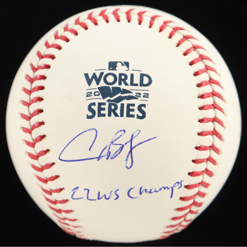Alex Bregman Signed 2022 World Series Baseball Inscribed "22 WS Champs" (Beckett) at PristineAuction.com