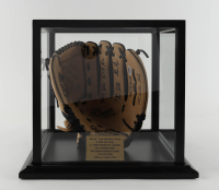 Nolan Ryan Signed Rawlings RBG36 Baseball Glove Inscribed "324 Wins," "5,714 K's," and "7 No-Hitters" with Display Case (PSA) at PristineAuction.com