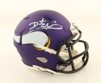 Daunte Culpepper Signed Vikings Speed Mini Helmet (JSA) at PristineAuction.com