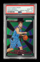 Luka Doncic 2018-19 Panini Prizm Freshman Phenoms Prizms Green #23 RC (PSA 10) at PristineAuction.com