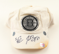 Patrice Bergeron & Brad Marchand Signed Bruins Adjustable Hat (Bergeron & Marchand) at PristineAuction.com