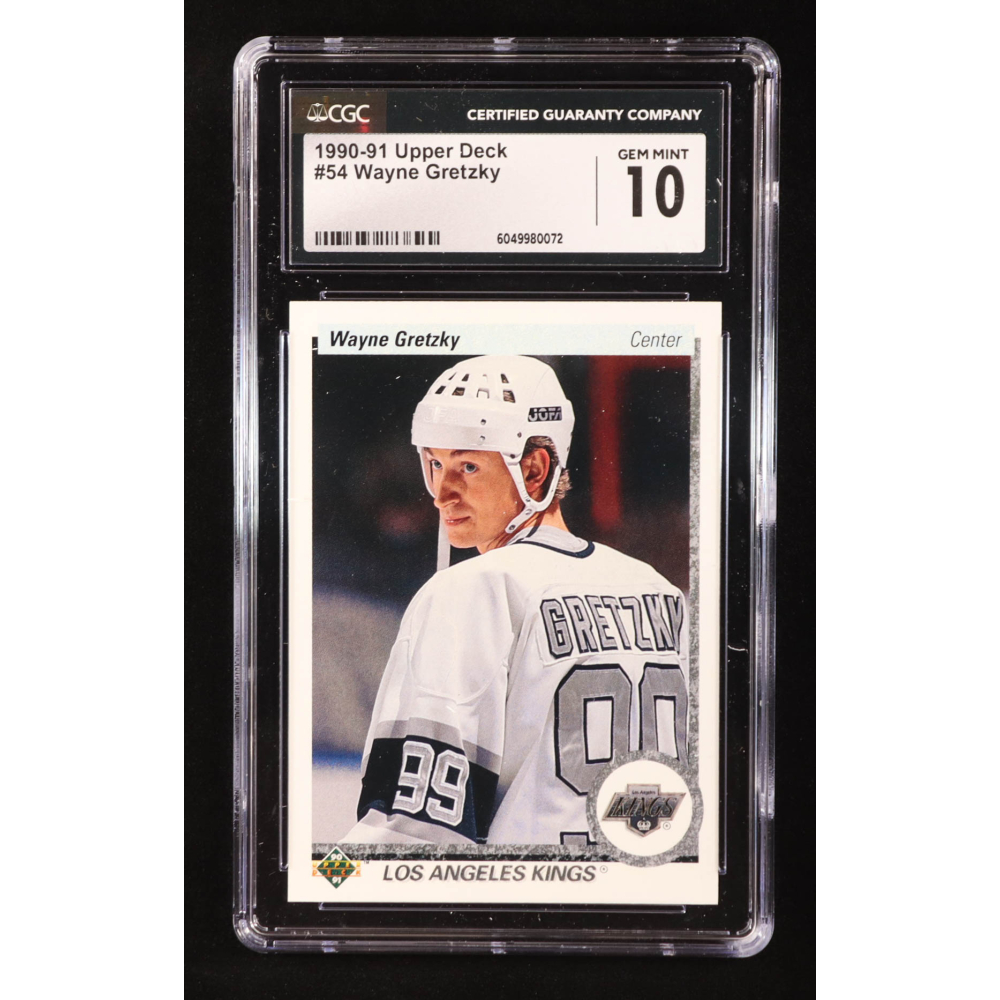 Wayne Gretzky 1990-91 Upper Deck #54 (CGC 10) at PristineAuction.com