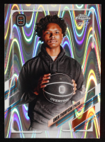 Amen Thompson 2021-22 Topps Chrome Overtime Elite RayWave Refractors #12 RC at PristineAuction.com