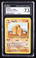 Dugtrio Pokemon 1999 Base 2 #23 (CGC 7.5) at PristineAuction.com