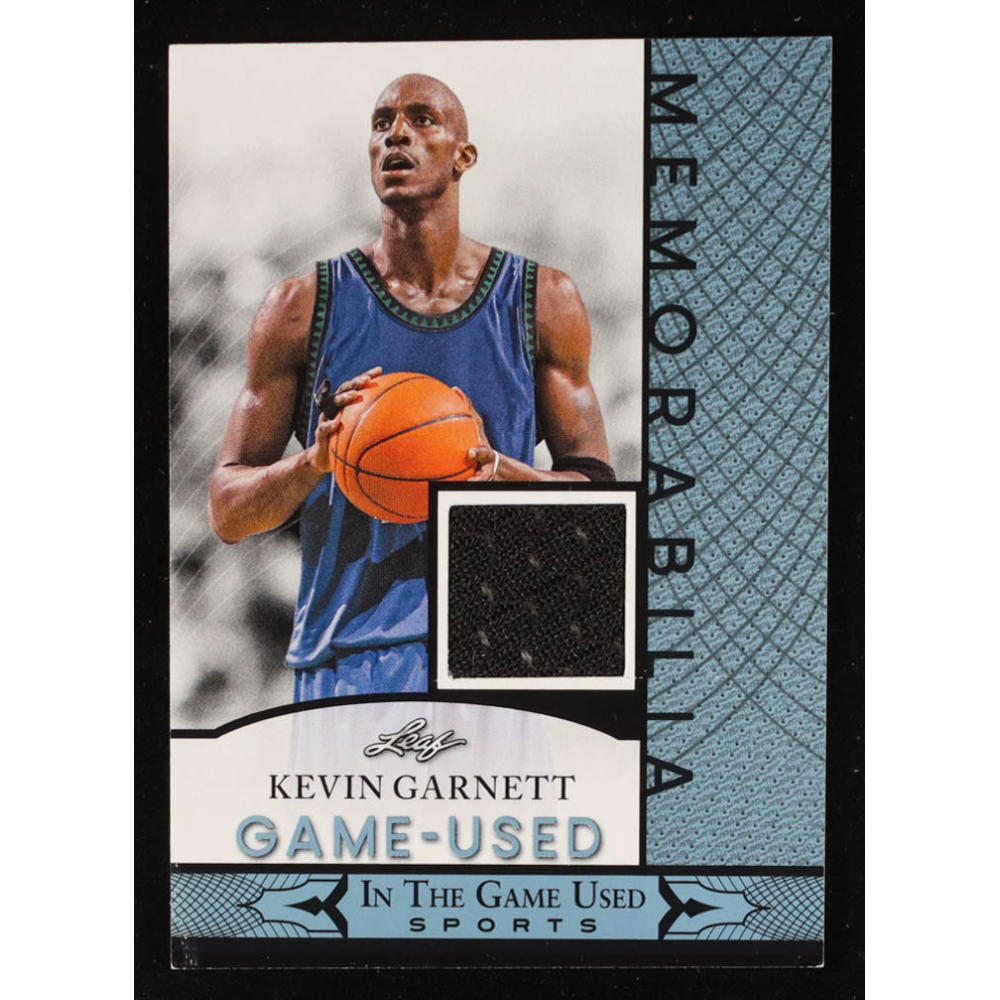 Kevin Garnett 2024 Leaf ITG Sports Game-Used Memorabilia Blue #GUM81 at PristineAuction.com