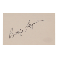 Bobby Layne Signed 3x5 Cut (JSA) at PristineAuction.com