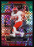 Cooper Kupp 2022 Select Draft Picks Prizms Green and Purple Squares #48 #044/100 at PristineAuction.com