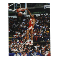 Spud Webb Signed Hawks 11x14 Photo (Beckett) at PristineAuction.com