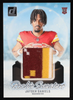 Jayden Daniels 2024 Donruss Rookie Holiday Sweater #41 RC at PristineAuction.com