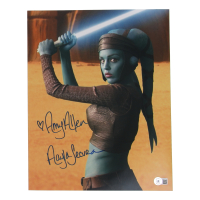 Amy Allen Signed "Star Wars: Episode II – Attack of the Clones" 11x14 Photo Inscribed "Aayla Secura" (Beckett) at PristineAuction.com