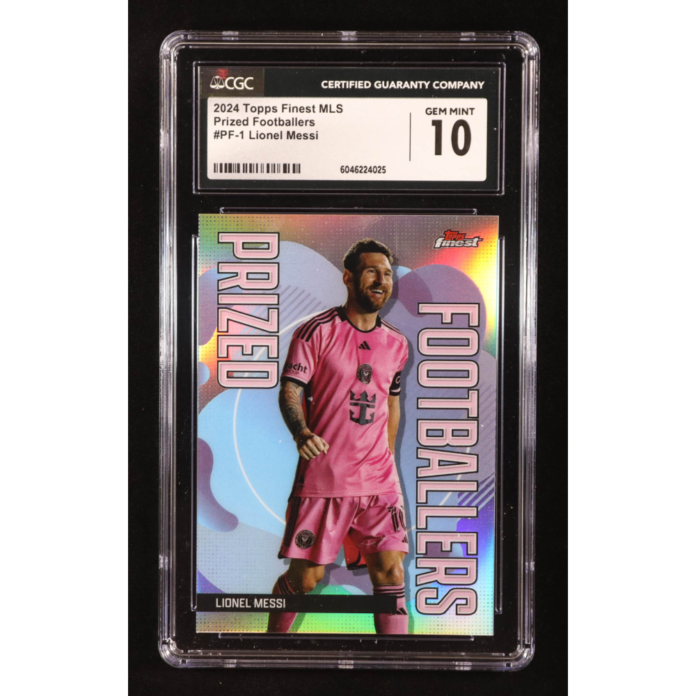 Lionel Messi 2024 Finest MLS Prized Footballers #PF1 (CGC 10) at PristineAuction.com