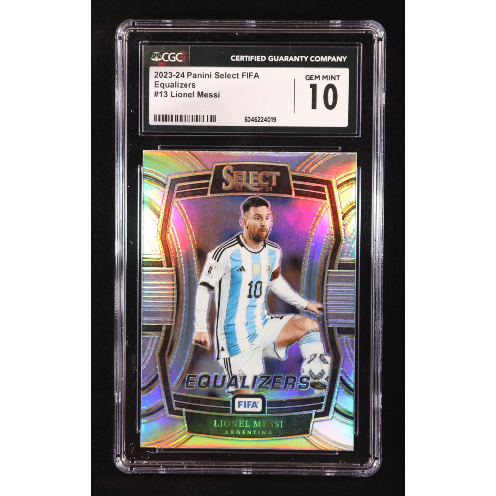 Lionel Messi 2023-24 Select FIFA Equalizers #13 (CGC 10) at PristineAuction.com