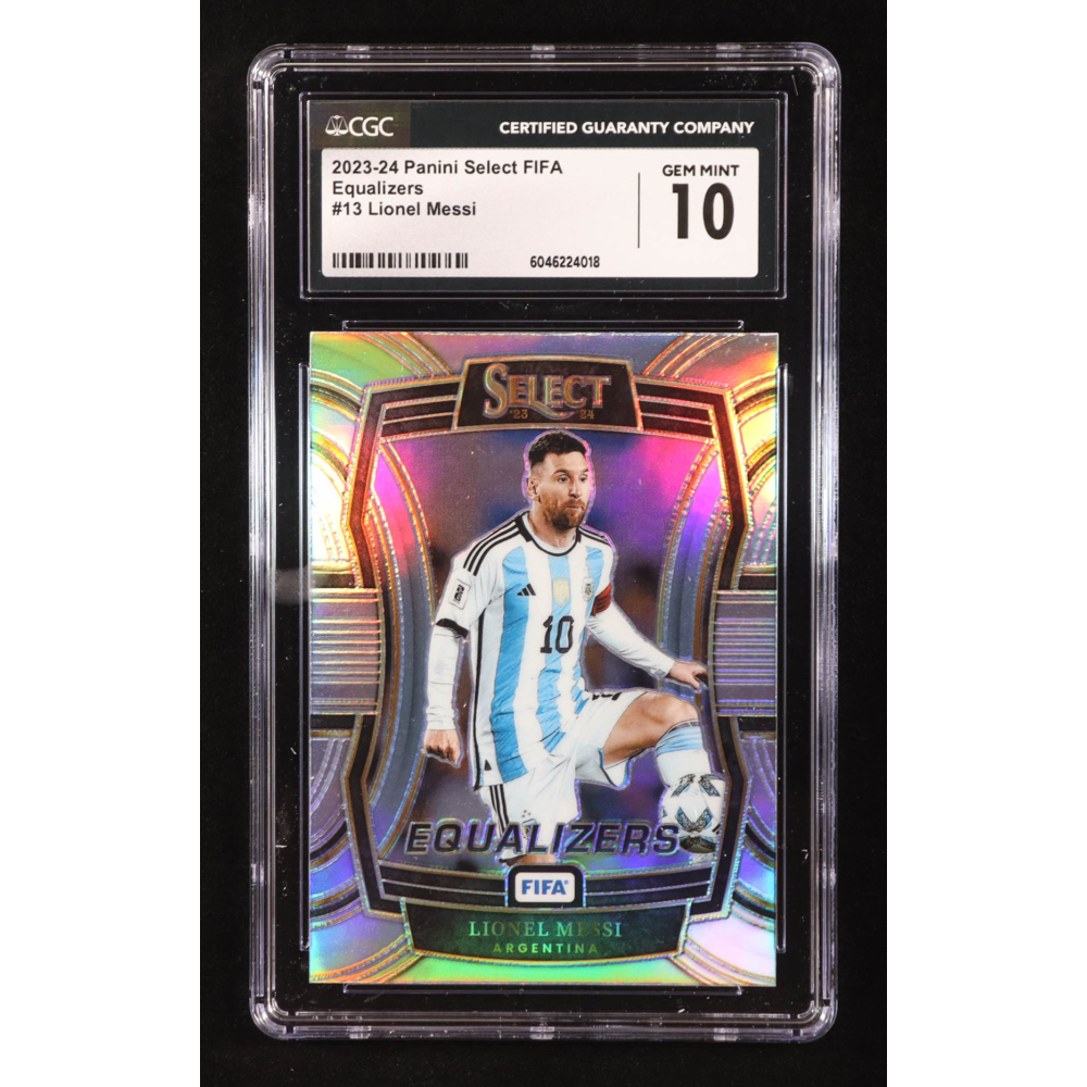 Lionel Messi 2023-24 Select FIFA Equalizers #13 (CGC 10) at PristineAuction.com