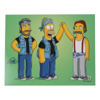 Cheech Marin & Tommy Chong Signed "The Simpsons" 11x14 Photo (Beckett) at PristineAuction.com