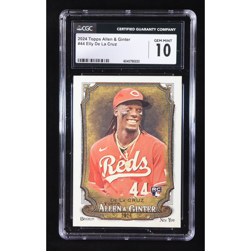 Elly De La Cruz 2024 Topps Allen and Ginter #44 RC (CGC 10) at PristineAuction.com