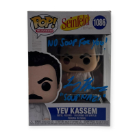 Larry Thomas Signed "Seinfeld" #1086 Yev Kassem Funko Pop! Vinyl Figure Inscribed "Soup Nazi" & "No Soup For You" (JSA) at PristineAuction.com