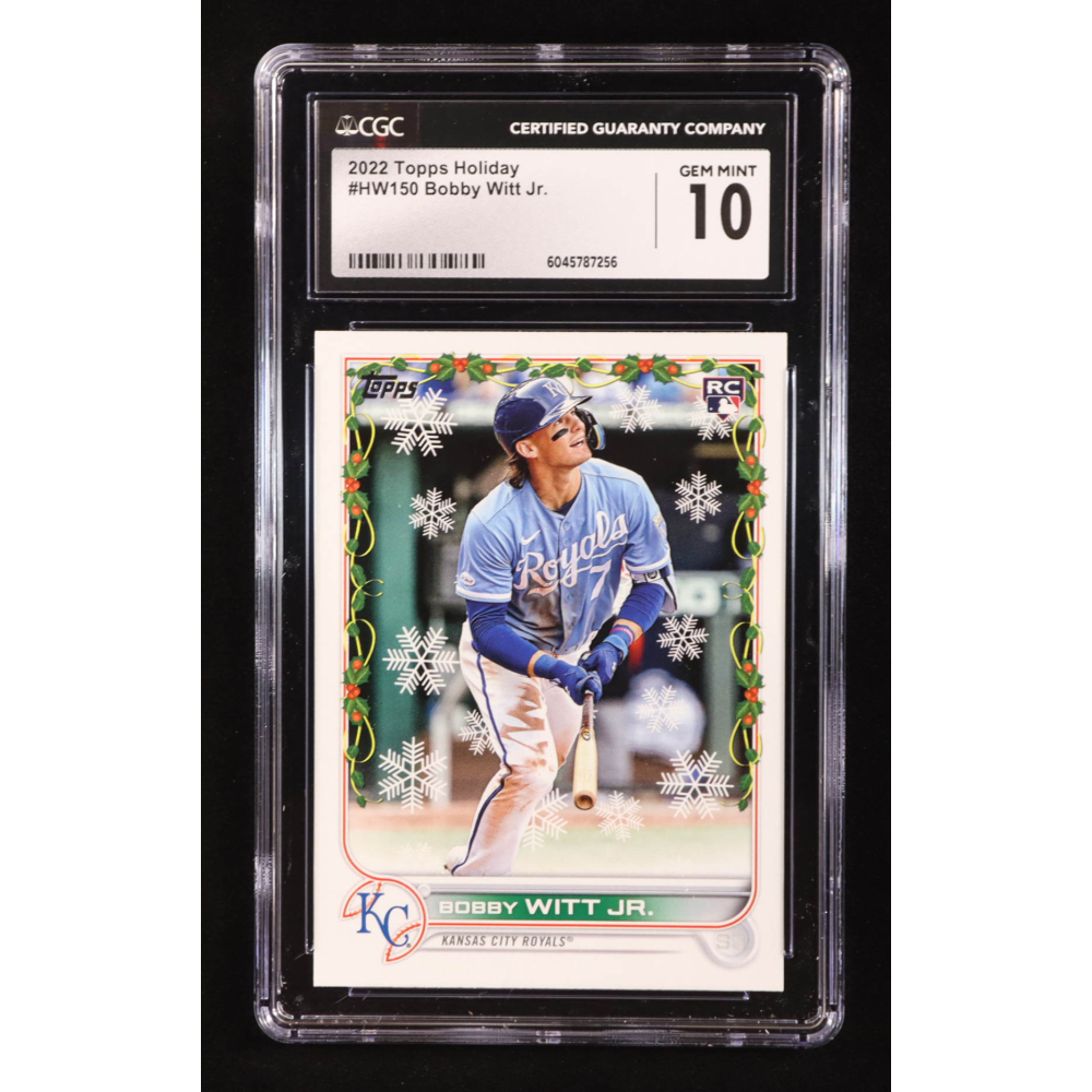 Bobby Witt Jr. 2022 Topps Update #US100 RC (CGC 10) at PristineAuction.com