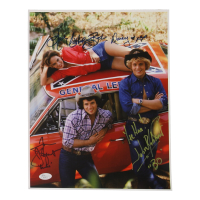 John Schneider, Catherine Bach & Tom Wopat Signed "The Dukes of Hazzard" 11x14 Photo with Multiple Inscriptions (JSA) at PristineAuction.com