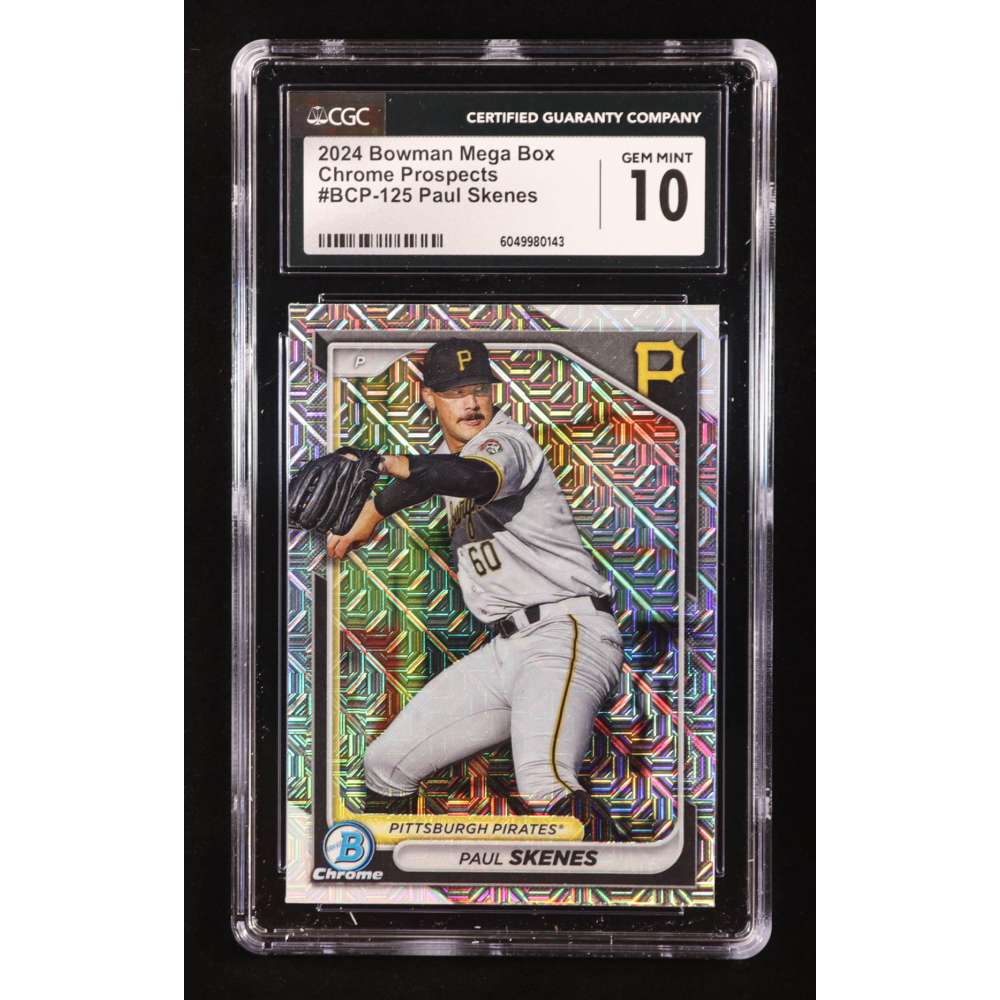 Paul Skenes 2024 Bowman Chrome Mega Box Prospects #BCP125 RC (CGC 10) at PristineAuction.com