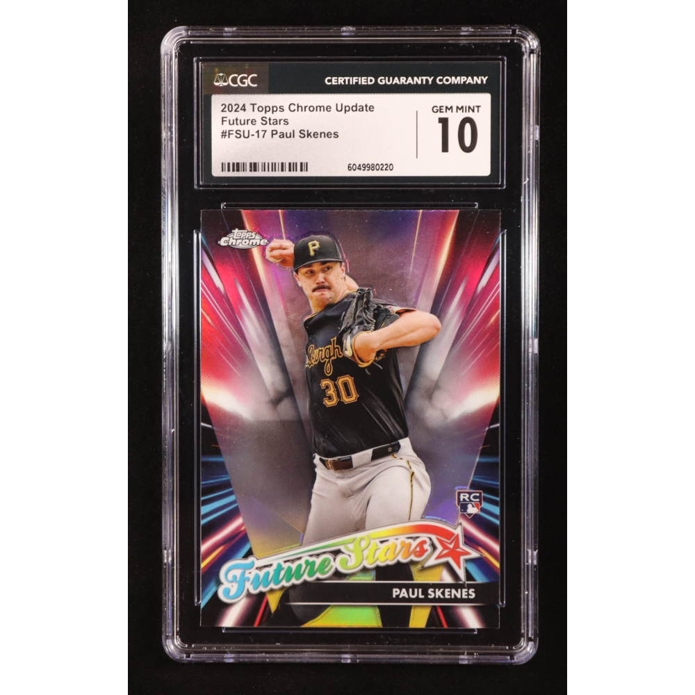 Paul Skenes 2024 Topps Chrome Update Future Stars #FSU17 RC (CGC 10) at PristineAuction.com