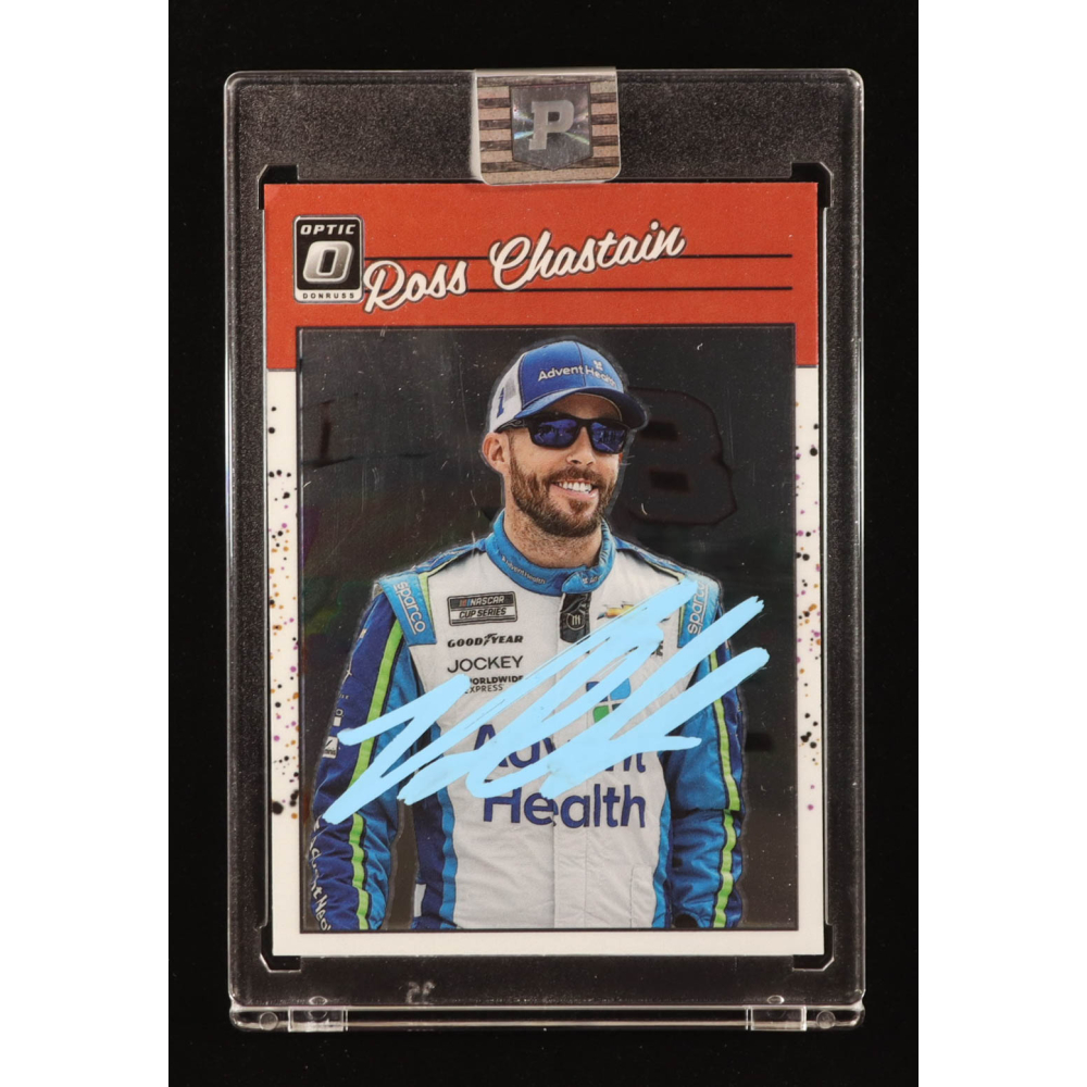 Ross Chastain Signed 2023 Donruss Optic #61 RETRO (PA) at PristineAuction.com