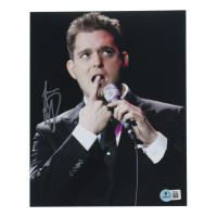 Michael Buble Signed 8x10 Photo Inscribed "Love" (Beckett) at PristineAuction.com