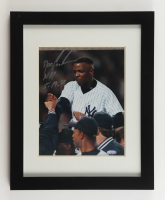 Dwight 'Doc' Gooden Signed Yankees Custom Framed Lithograph Display Inscribed "NH 5-14-96" (Steiner) at PristineAuction.com