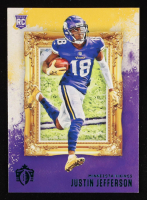 Justin Jefferson 2020 Gridiron Kings Teal #13 RC at PristineAuction.com