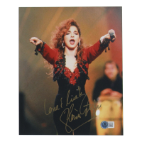 Gloria Estefan Signed 8x10 Photo Inscribed "Love!" & "Luck!" (Beckett) at PristineAuction.com