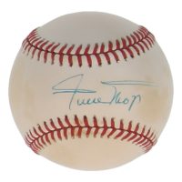 Willie Mays Signed ONL Baseball with Display Case (JSA) at PristineAuction.com