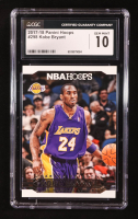 Kobe Bryant 2017-18 Hoops #298 Career Tribute (CGC 10) at PristineAuction.com