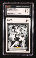 Michael Penix Jr. 2024 Panini Instant Black and White Rookies #BWR6 RC (CGC 10) at PristineAuction.com