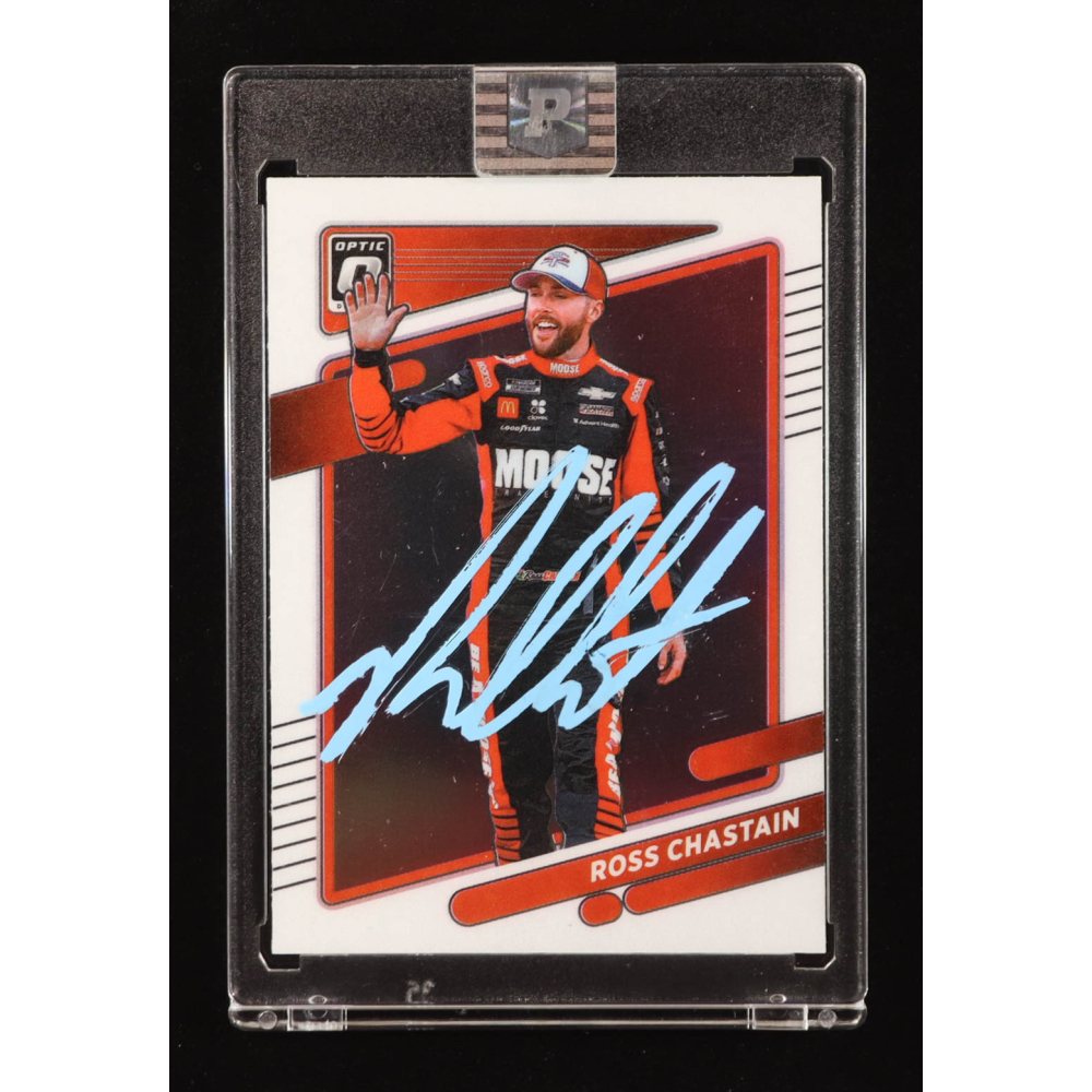 Ross Chastain Signed 2022 Donruss Optic #31 (PA) at PristineAuction.com