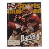 Peter Warrick Signed 2000 Sports Illustrated Magazine (Beckett) at PristineAuction.com