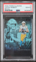 Justin Herbert 2020 Panini Illusions Retail #7 RC (PSA 10) at PristineAuction.com