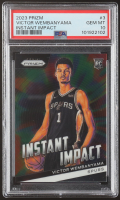 Victor Wembanyama 2023-24 Panini Prizm Instant Impact #3 RC (PSA 10) at PristineAuction.com