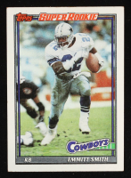 Emmitt Smith 1991 Topps #360 (UER) at PristineAuction.com