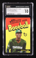 Elly De La Cruz 2022 Topps Heritage Minors '73 Topps Pack Cover #73PC16 RC (CGC 10) at PristineAuction.com