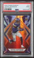 Justin Jefferson 2020 Panini Phoenix Fire Burst #111 RC (PSA 9) at PristineAuction.com
